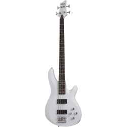 Schecter C-4 Deluxe Bas Gitar (Satin White)