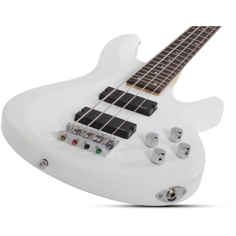 Schecter C-4 Deluxe Bas Gitar (Satin White)<br>Fotoğraf: 2/9