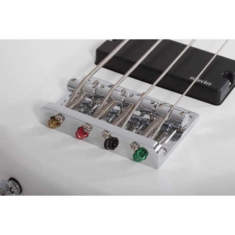 Schecter C-4 Deluxe Bas Gitar (Satin White)<br>Fotoğraf: 5/9