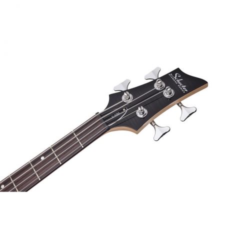 Schecter C-4 Deluxe Bas Gitar (See-Thru Black)<br>Fotoğraf: 4/4