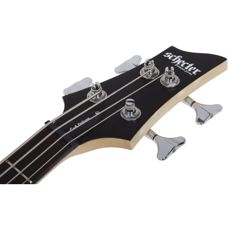 Schecter C-4 Deluxe Solak Bas Gitar (Satin Black)<br>Fotoğraf: 6/7