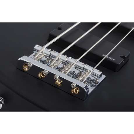 Schecter C-4 Deluxe Solak Bas Gitar (Satin Black)<br>Fotoğraf: 3/7