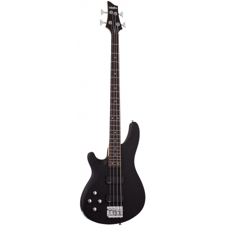 Schecter C-4 Deluxe Solak Bas Gitar (Satin Black)<br>Fotoğraf: 1/7