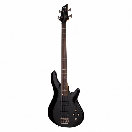 Schecter C-4 SGR Bas Gitar (Gloss Black)<br>Fotoğraf: 1/1