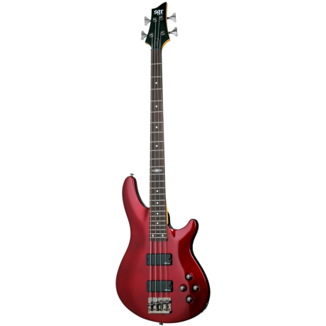 Schecter C-4 SGR Bas Gitar (Metallic Red)<br>Fotoğraf: 1/1