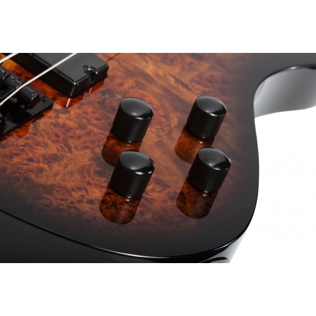 Schecter C-4 Standard Bas Gitar (Tobacco Burl)<br>Fotoğraf: 6/9