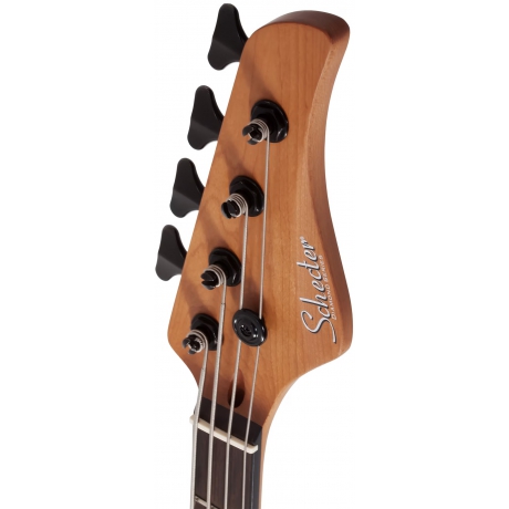 Schecter C-4 Standard Bas Gitar (Tobacco Burl)<br>Fotoğraf: 7/9