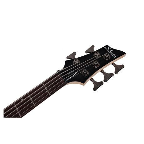 Schecter C-5 Custom Bas Gitar (Trans Black Stain)<br>Fotoğraf: 4/4