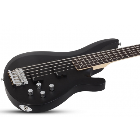 Schecter C-5 Deluxe 5 Telli Bas Gitar (Satin Black)<br>Fotoğraf: 2/5