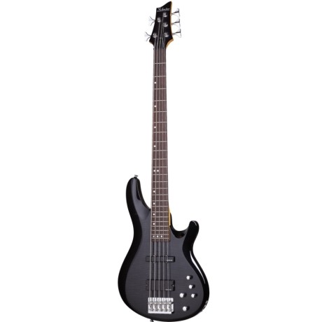 Schecter C-5 Deluxe Bas Gitar (See-Thru Black)<br>Fotoğraf: 1/4
