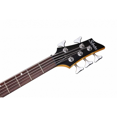 Schecter C-5 Deluxe Bas Gitar (See-Thru Black)<br>Fotoğraf: 4/4