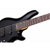 Schecter C-5 Deluxe Bas Gitar (See-Thru Black)<br>Fotoğraf: 3/4