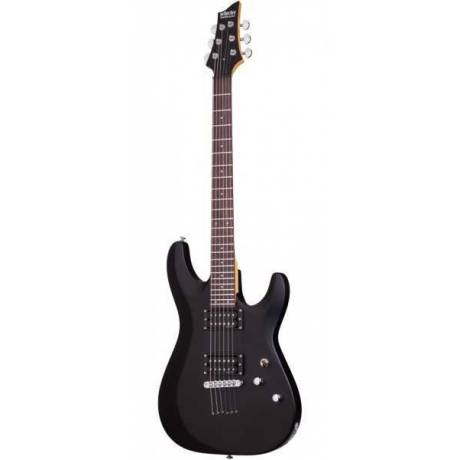 Schecter C-6 Deluxe Elektro Gitar (Satin Black)<br>Fotoğraf: 1/4