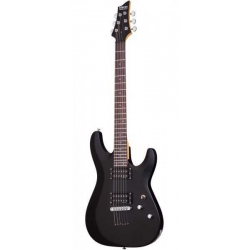 Schecter C-6 Deluxe Elektro Gitar (Satin Black)