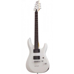 Schecter C-6 Deluxe Elektro Gitar (Satin White)