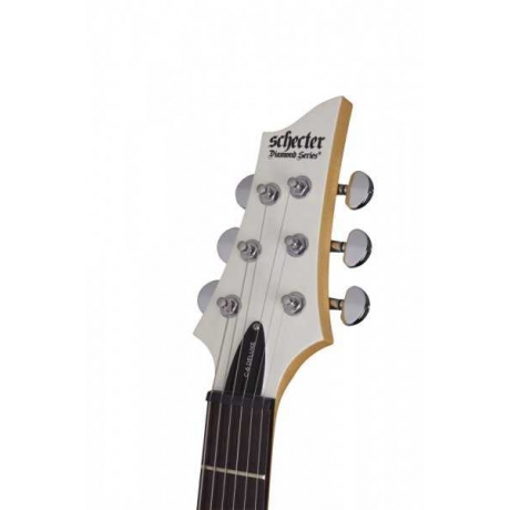 Schecter C-6 Deluxe Elektro Gitar (Satin White)<br>Fotoğraf: 4/4