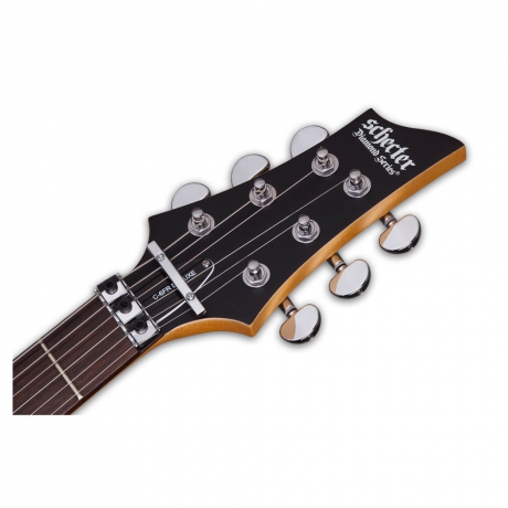 Schecter C-6 FR Deluxe Elektro Gitar (Mat Siyah)<br>Fotoğraf: 4/4