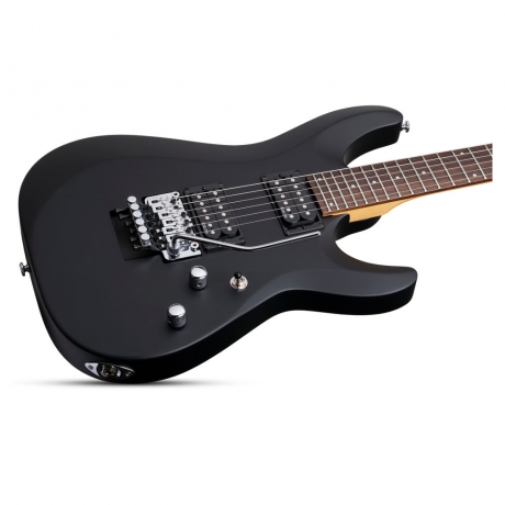 Schecter C-6 FR Deluxe Elektro Gitar (Mat Siyah)<br>Fotoğraf: 2/4