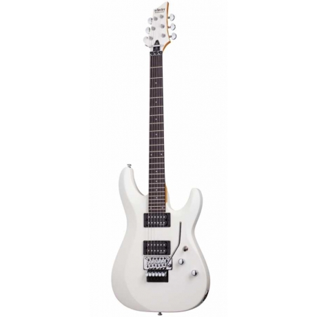 Schecter C-6 FR Deluxe Elektro Gitar (Satin White)