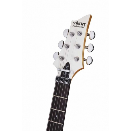 Schecter C-6 FR Deluxe Elektro Gitar (Satin White)<br>Fotoğraf: 4/4