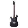 Schecter C-6 FR Deluxe Solak Elekktro Gitar (Satin Black)<br>Fotoğraf: 1/1