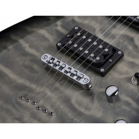 Schecter C-6 Plus Elektro Gitar (Charcoal Burst)<br>Fotoğraf: 2/8