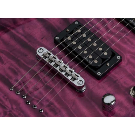 Schecter C-6 Plus Elektro Gitar (Electric Magenta)<br>Fotoğraf: 2/5