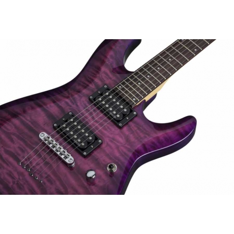 Schecter C-6 Plus Elektro Gitar (Electric Magenta)<br>Fotoğraf: 5/5