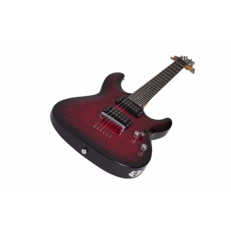 Schecter C-6 Plus Elektro Gitar (See-Thru Cherry Burst)<br>Fotoğraf: 6/7