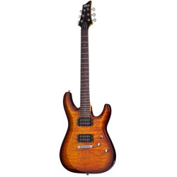 Schecter C-6 Plus Elektro Gitar (Vintage Sunburst)