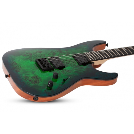 Schecter C-6 Pro Elektro Gitar (Aqua Burst)<br>Fotoğraf: 2/6