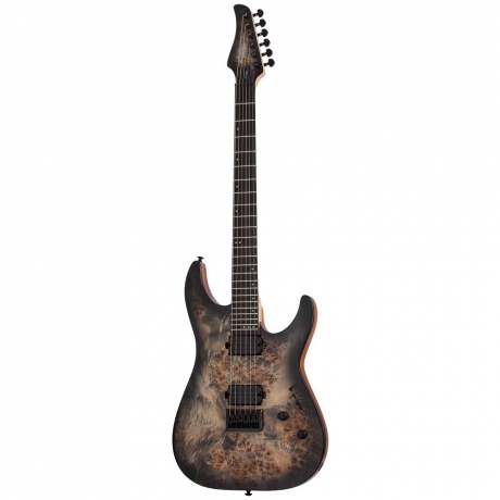 Schecter C-6 Pro Elektro Gitar (Charcoal Burst)<br>Fotoğraf: 1/5