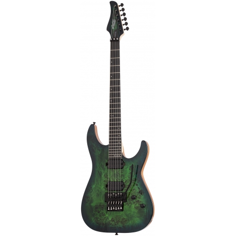 Schecter C-6 Pro FR Elektro Gitar (Aqua Burst)<br>Fotoğraf: 1/7
