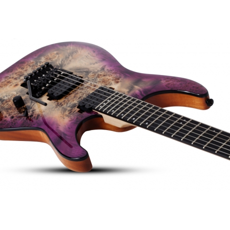 Schecter C-6 Pro FR Elektro Gitar (Aurora Burst)<br>Fotoğraf: 2/7