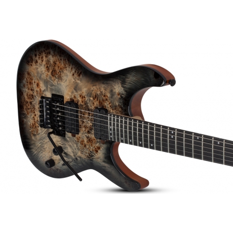 Schecter C-6 Pro FR Elektro Gitar (Charcoal Burst)<br>Fotoğraf: 2/7