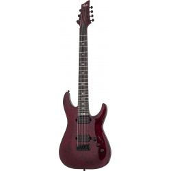 Schecter C-7 7 Telli Elektro Gitar (Apocalypse Red Reign)