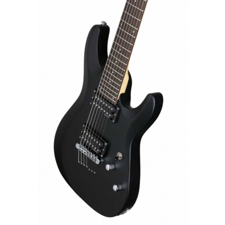 Schecter C-7 Deluxe Elektro Gitar (Satin Black)<br>Fotoğraf: 4/4