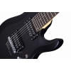 Schecter C-7 Deluxe Elektro Gitar (Satin Black)<br>Fotoğraf: 3/4