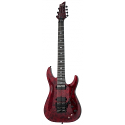 Schecter C-7 FR S Apocalypse 7 Telli Elektro Gitar (Red Reign)