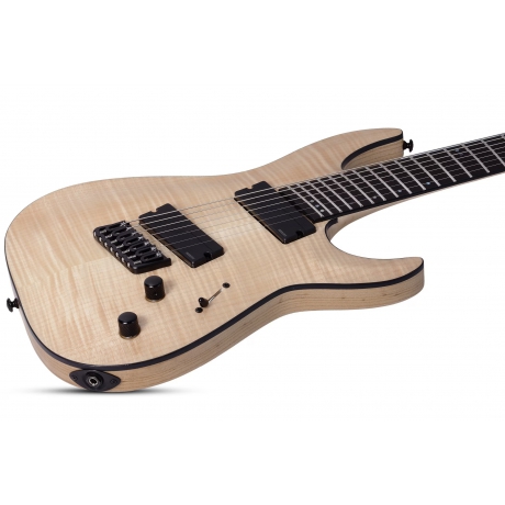 Schecter C-7 Multiscale SLS Elite 7 Telli Elektro Gitar (Natural)<br>Fotoğraf: 2/4