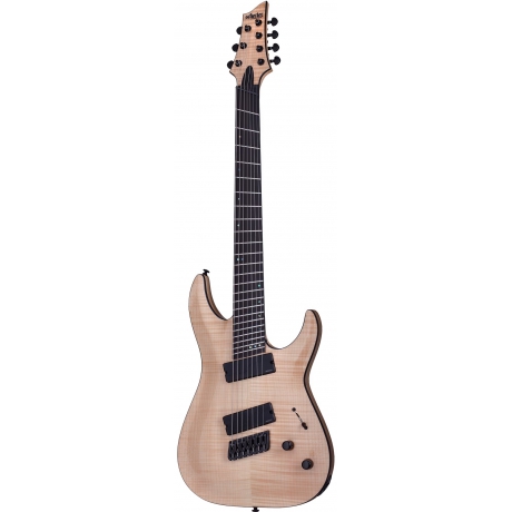 Schecter C-7 Multiscale SLS Elite 7 Telli Elektro Gitar (Natural)<br>Fotoğraf: 1/4