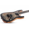 Schecter C-7 Pro 7 Telli Elektro Gitar (Charcoal Burst)<br>Fotoğraf: 2/4