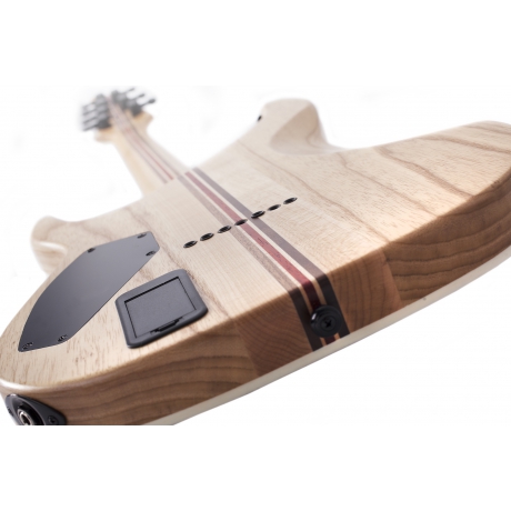 Schecter C-7 SLS Elite 7 Telli Solak Elektro Gitar (Black Fade Burst)<br>Fotoğraf: 5/7