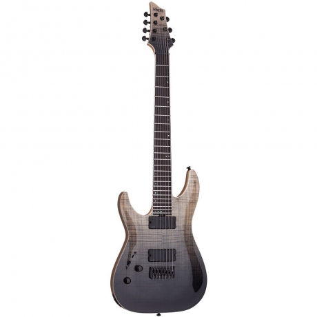 Schecter C-7 SLS Elite 7 Telli Solak Elektro Gitar (Black Fade Burst)<br>Fotoğraf: 1/7