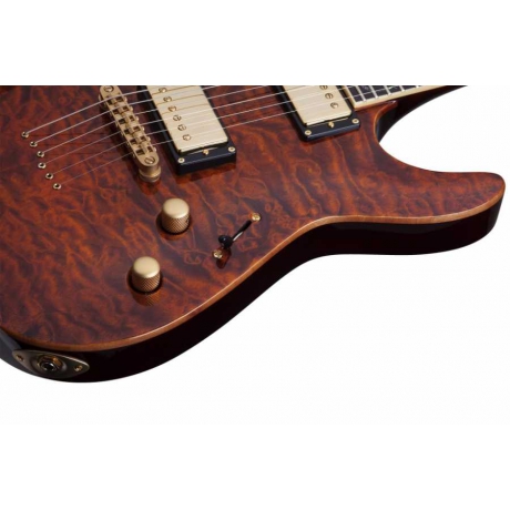 Schecter Classic Amber C-1 Elektro Gitar (Antique)<br>Fotoğraf: 5/10