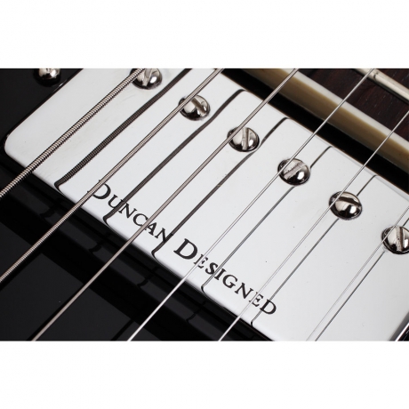 Schecter Corsair Elektro Gitar (Siyah)<br>Fotoğraf: 4/5