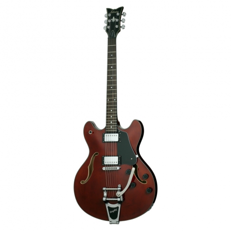 Schecter Corsair W/bigsby Elektro Gitar (Gloss Walnut)<br>Fotoğraf: 1/1