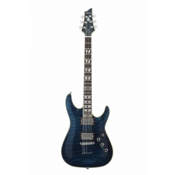 Schecter Custom C-1 Elektro Gitar (See-Thru Blue)