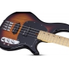 Schecter CV-4 Bass Gitar (3-Tone Sunburst)<br>Fotoğraf: 3/8