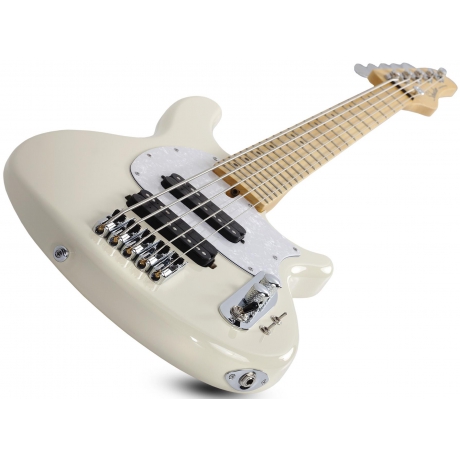Schecter CV-5 5 Telli Bas Gitar (Ivory)<br>Fotoğraf: 2/7